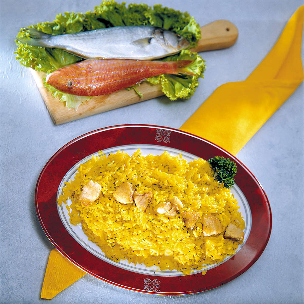 Изобразяване на рецептата Ризото с риба