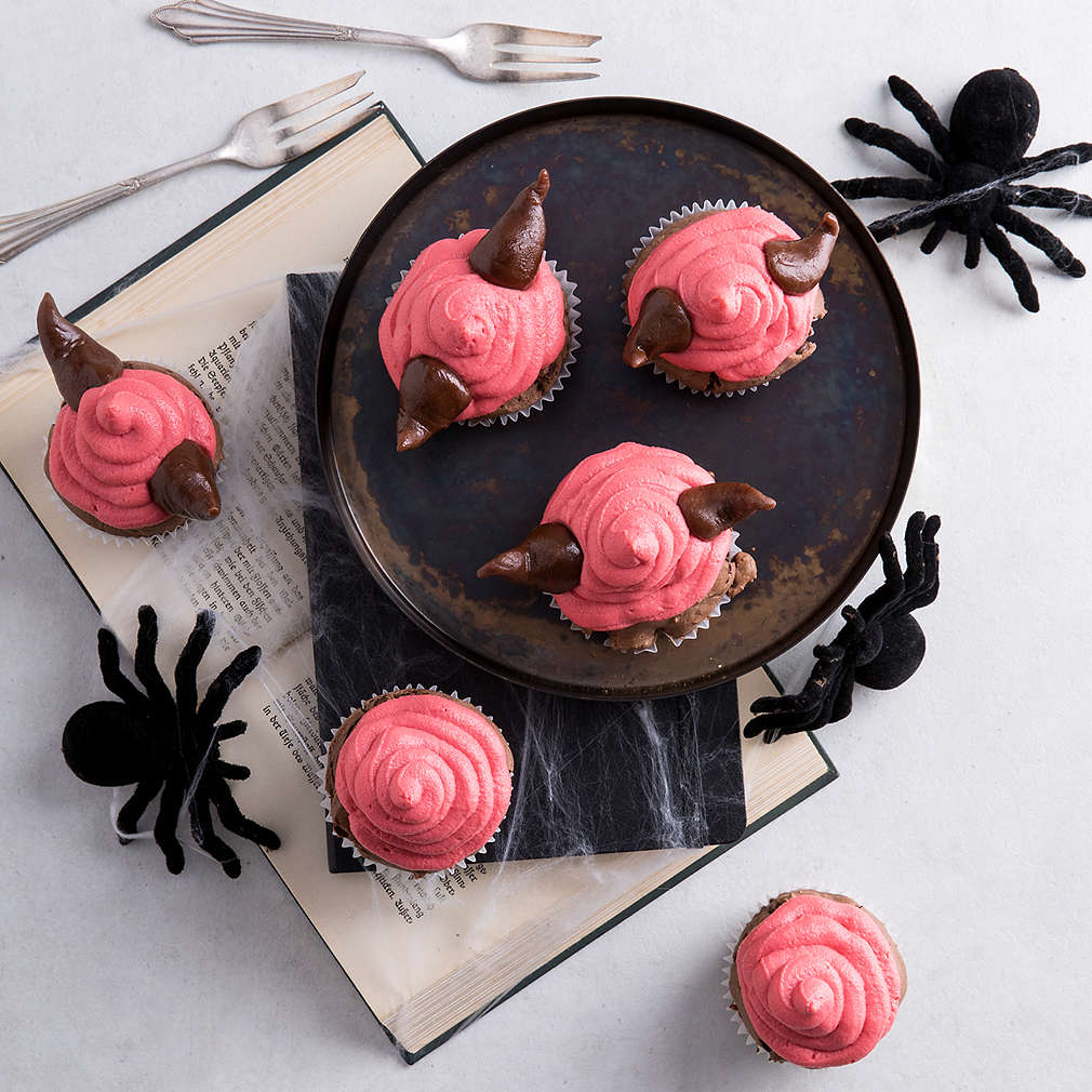 Zobrazit Strašidelné čokoládové cupcaky receptů