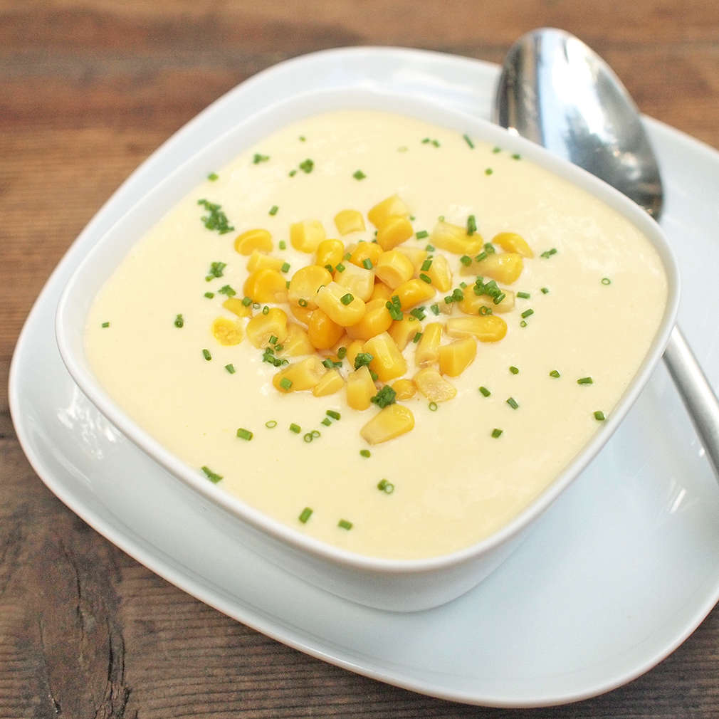 Zobrazit Krémová polévka se sladkou kukuřicí receptů