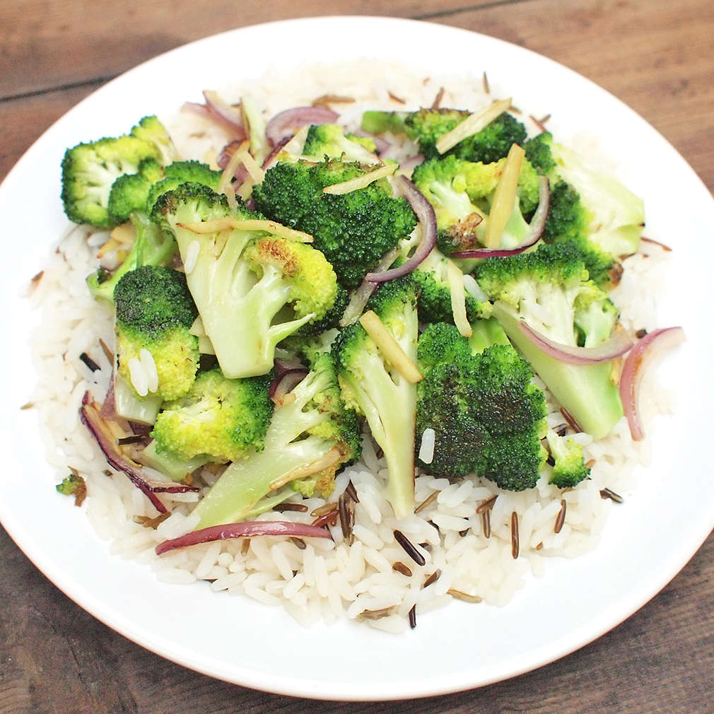 Zobrazit Rýže se zázvorem a brokolicí receptů