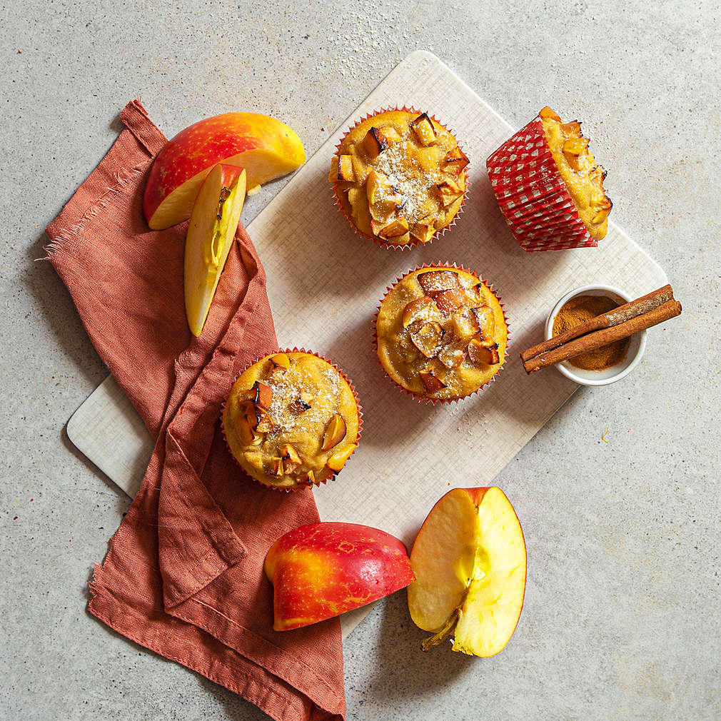 Zobrazit Jablečné muffiny se skořicí receptů