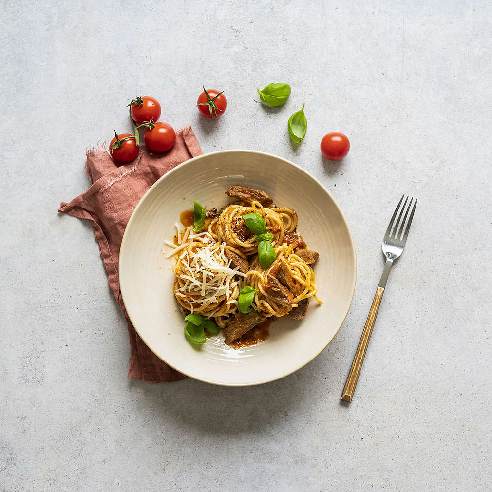 Zobrazit Špagety s hovězím ragú receptů