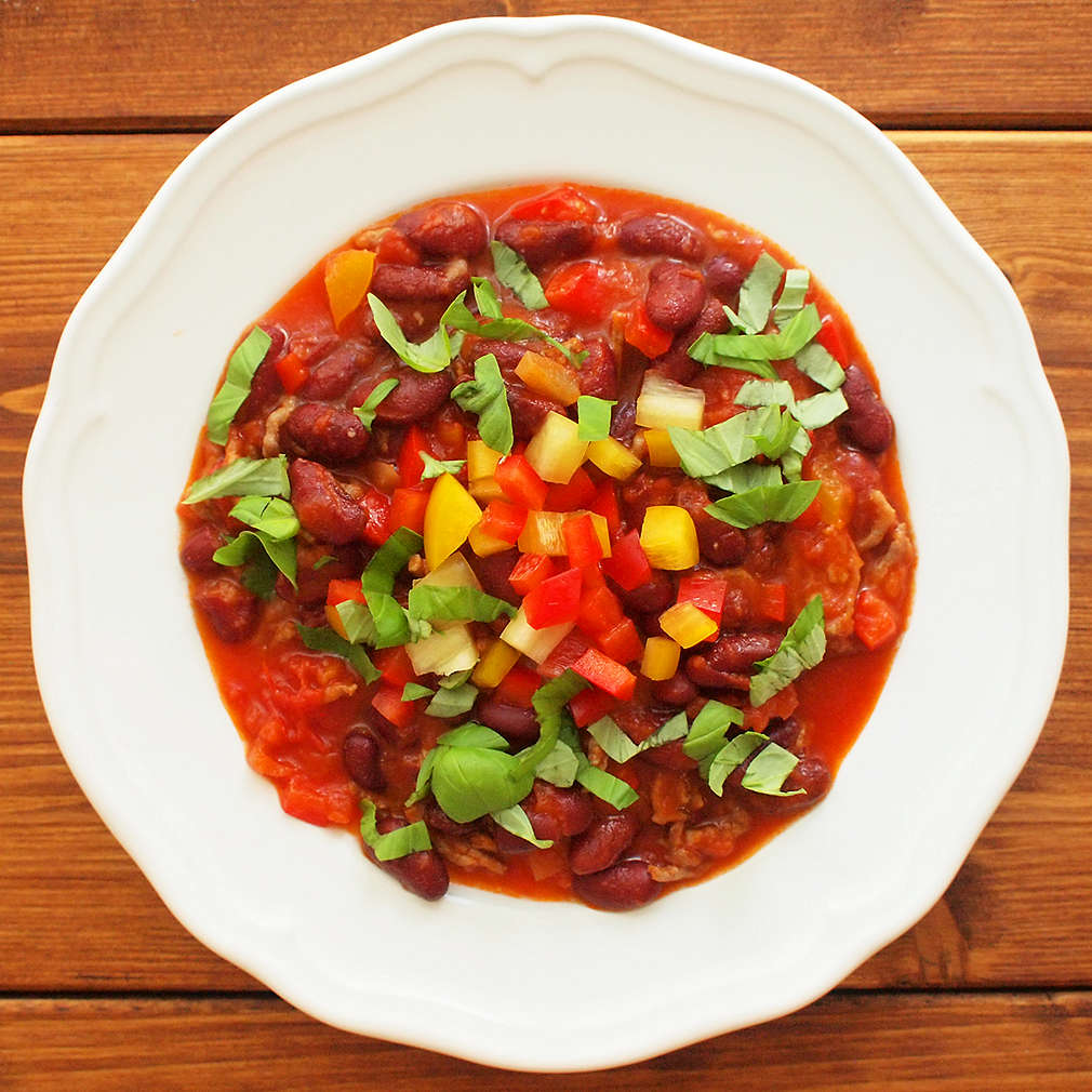 Dušené fazole s mletým masem - Recept | Kaufland