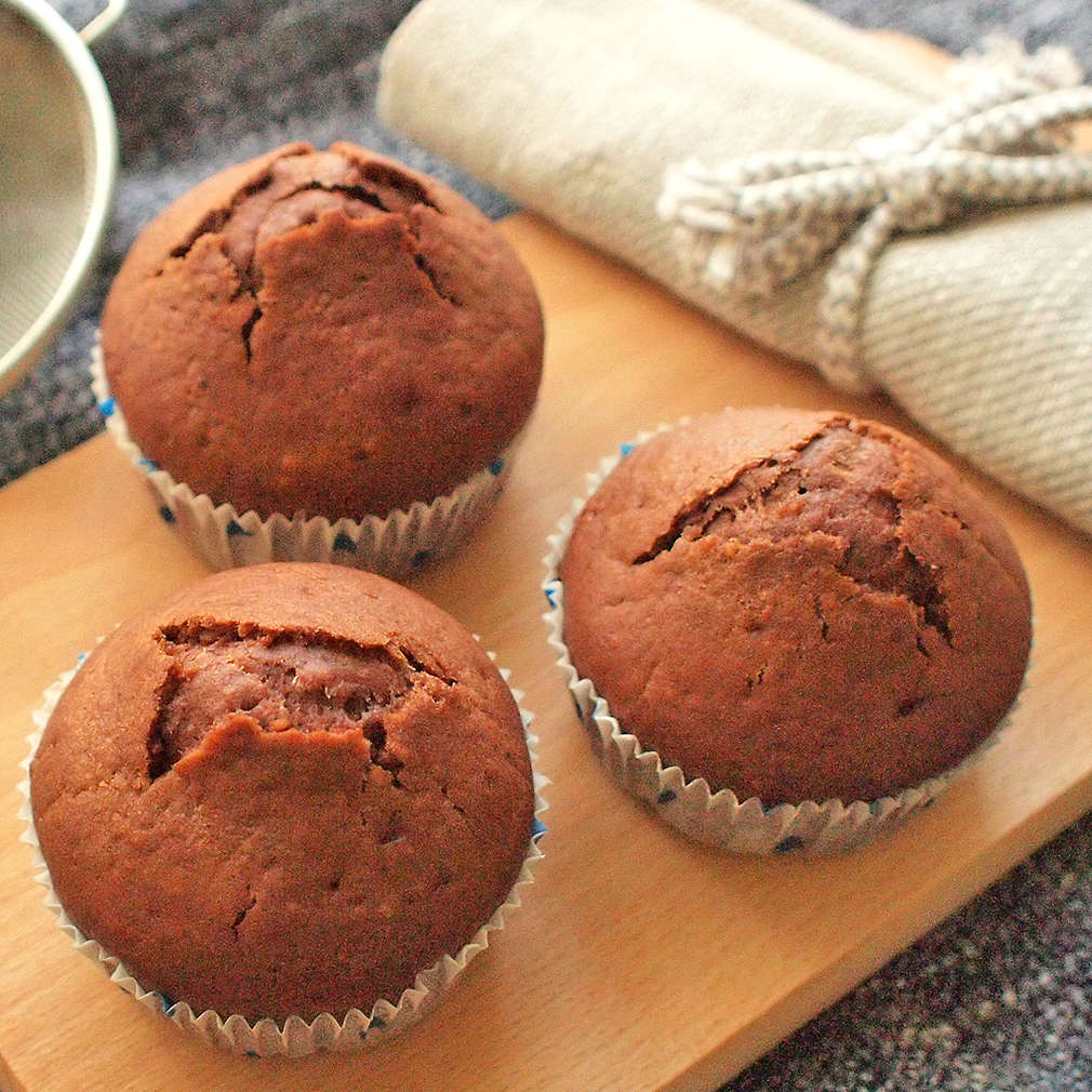 Zobrazit Čokoládové moka muffiny receptů