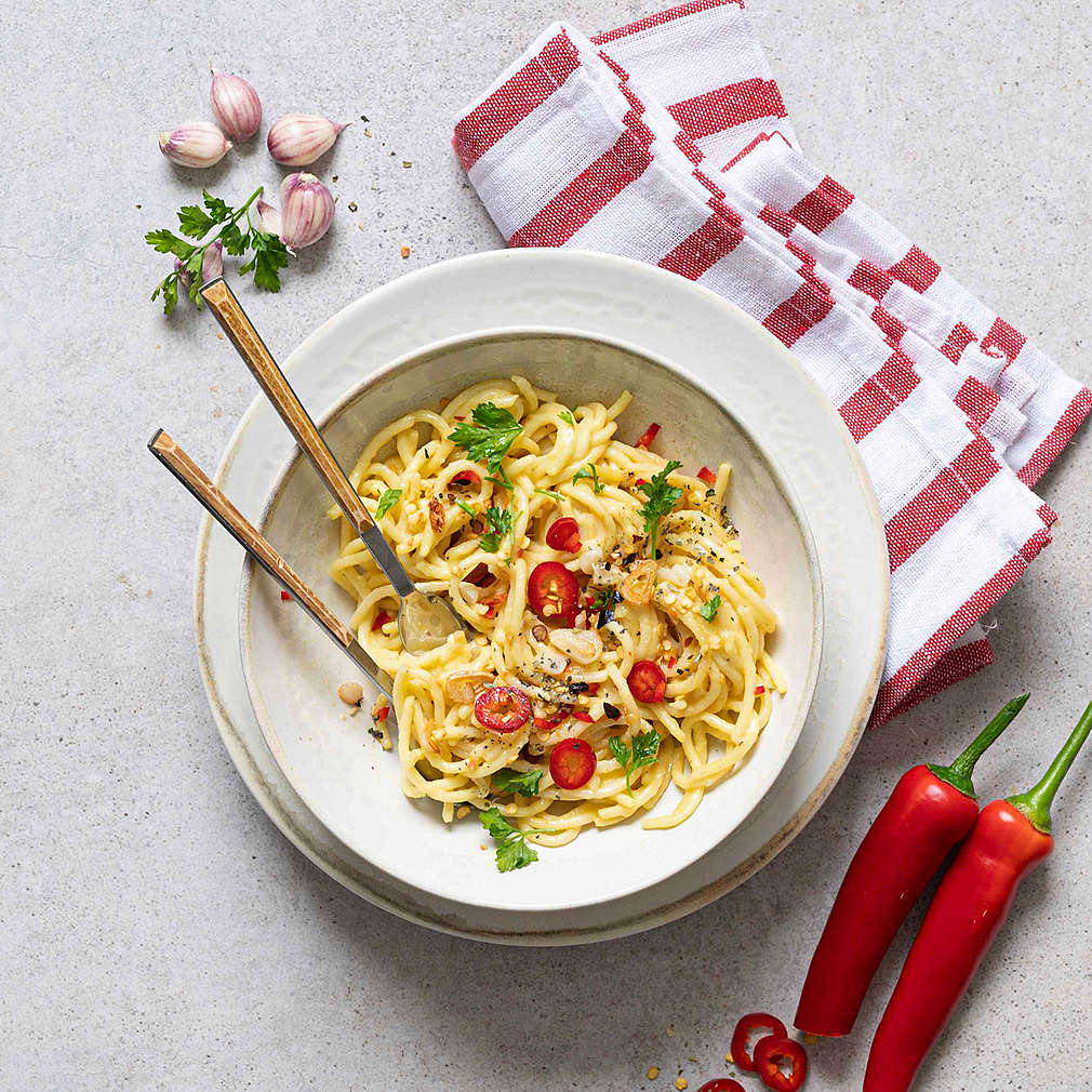 Zobrazit Špagety aglio e olio receptů