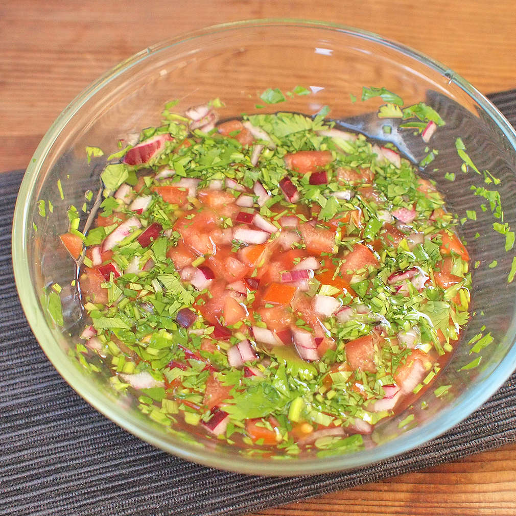 Zobrazit Čerstvá koriandrová salsa receptů
