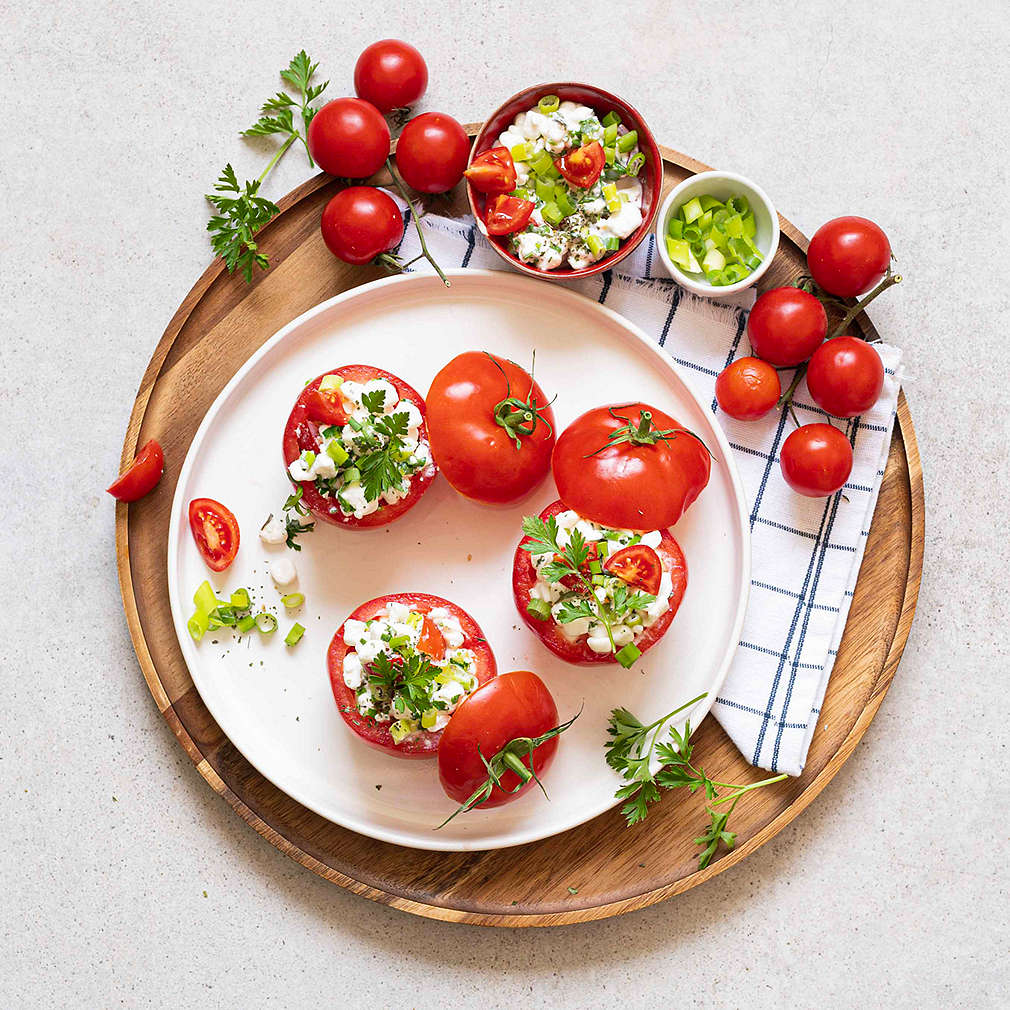 Rajčata plněná cottage sýrem - Recept | Kaufland