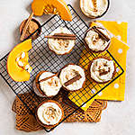 Zobrazit Dýňové cupcakes s tvarohovým krémem receptů