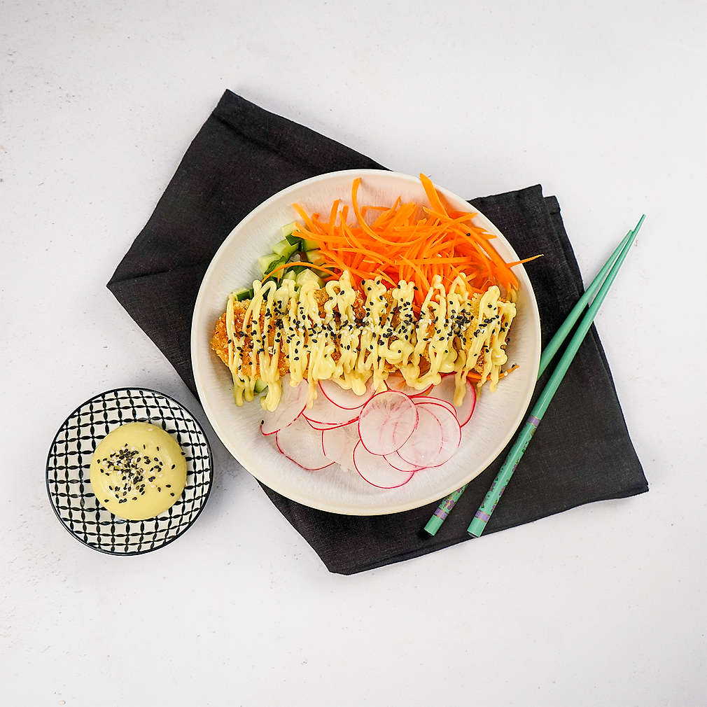 Zobrazit Krevety v panko strouhance s wasabi majonézou receptů