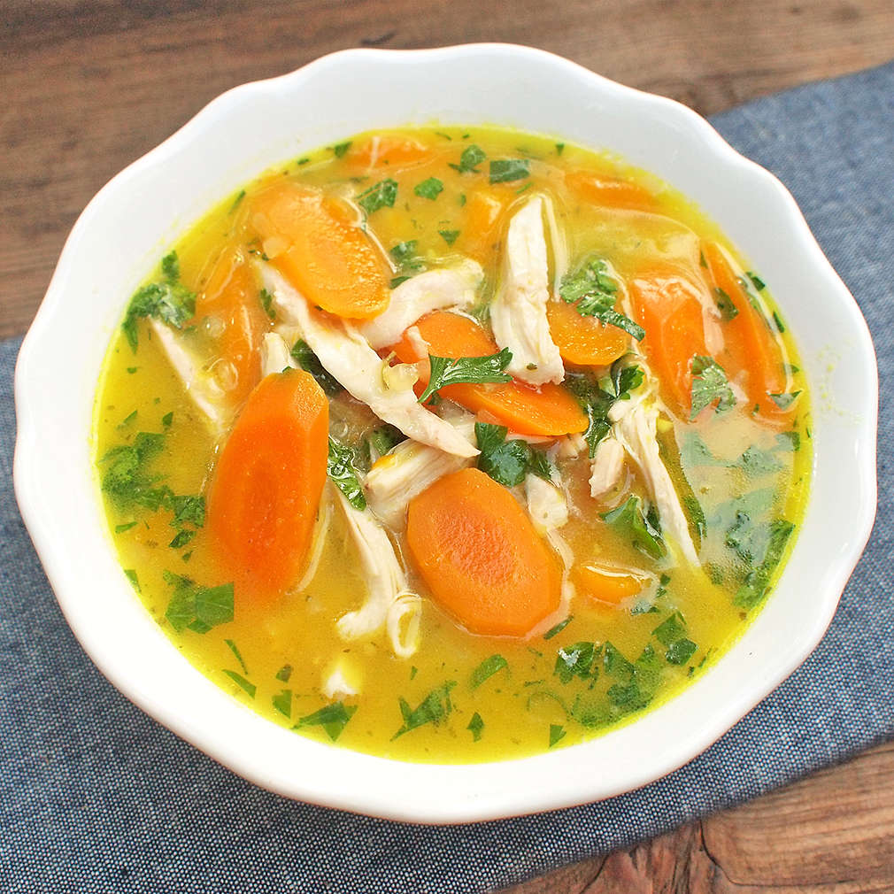 Zobrazit Kuřecí mrkvová polévka receptů