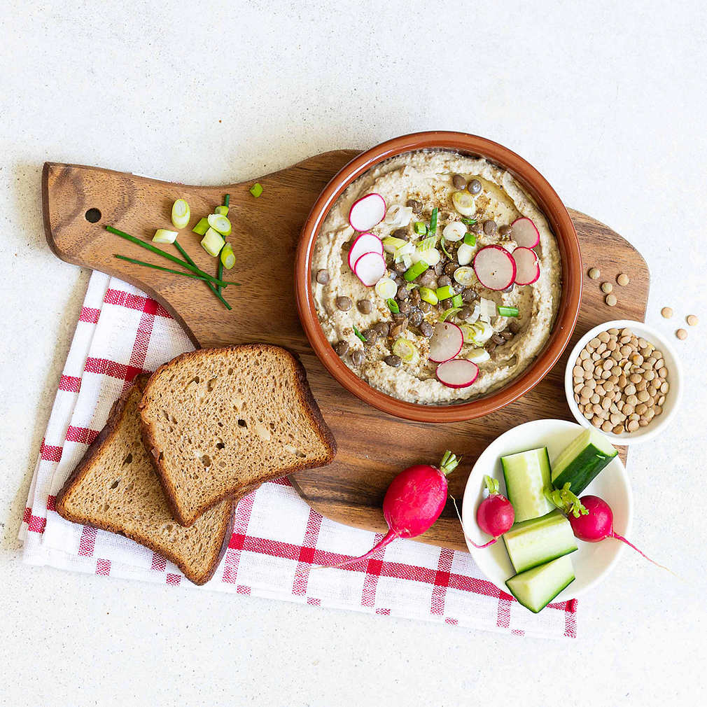 Zobrazit Hummus z hnědé čočky receptů