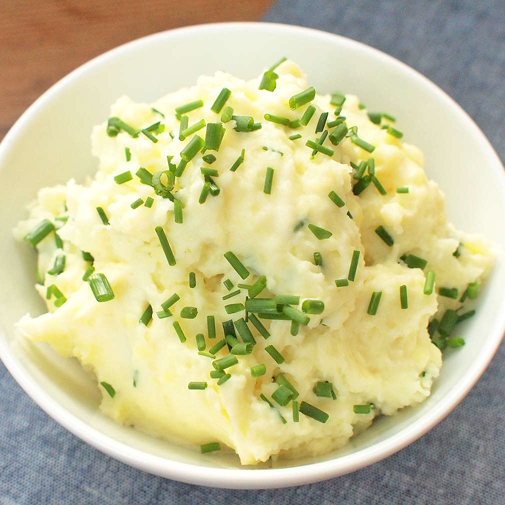 Zobrazit Šťouchané brambory s krémovým sýrem receptů