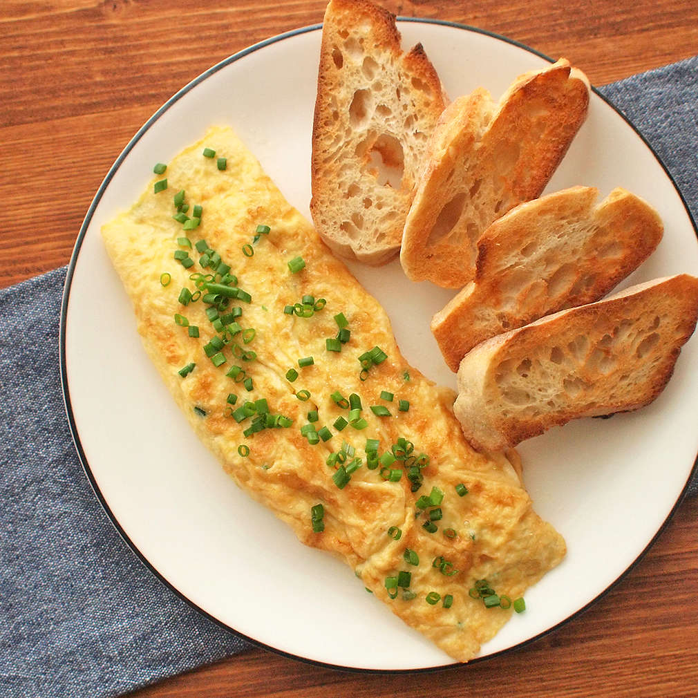 Zobrazit Sýrová omeleta receptů