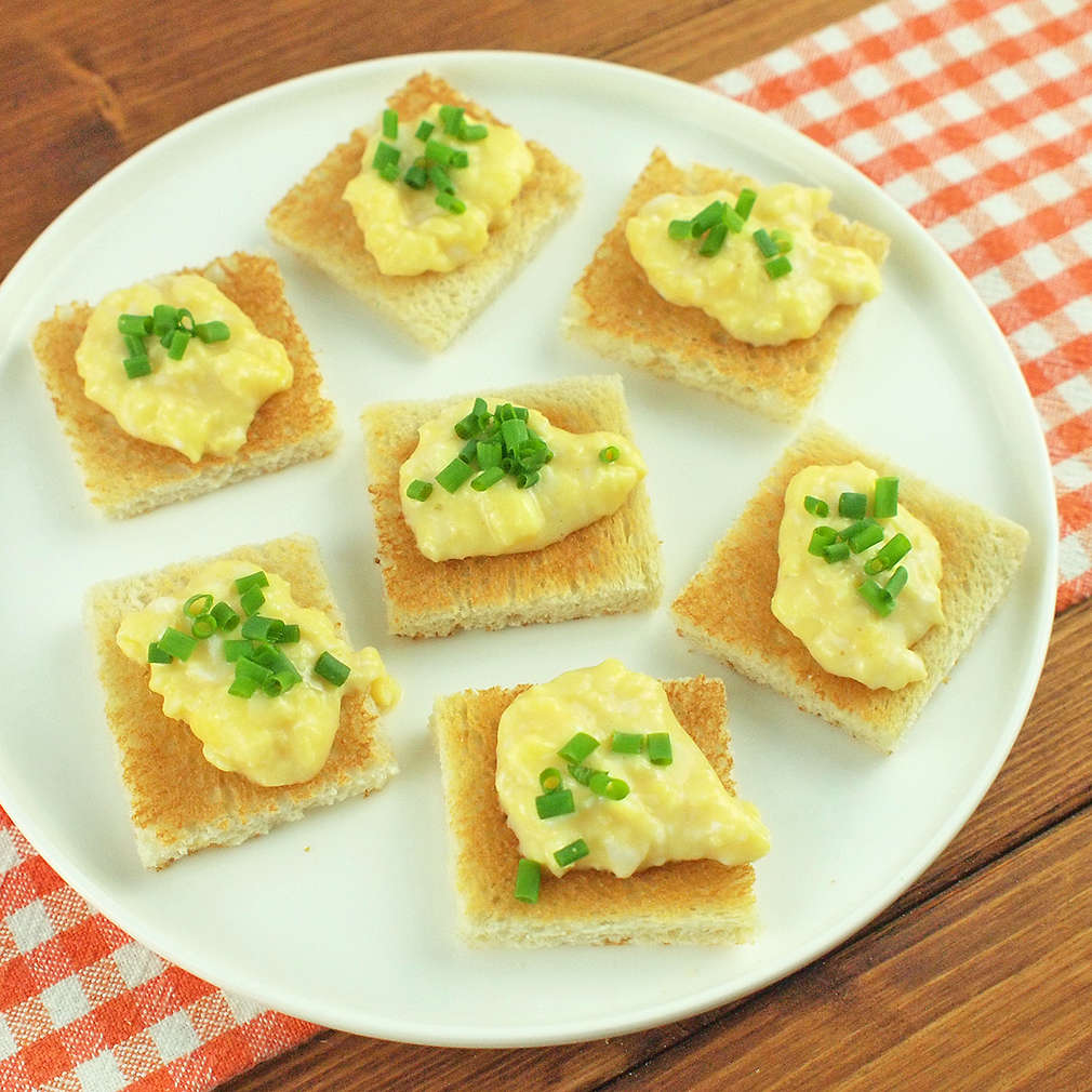 Mini toasty s míchaným vajíčkem - Recept | Kaufland