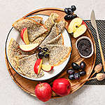 Zobrazit Makové palačinky receptů