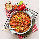 Zobrazit Kroupové rizoto s paprikou a vepřovými nudličkami receptů