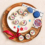 Zobrazit Kakaové mini cupcaky s vanilkovým krémem receptů