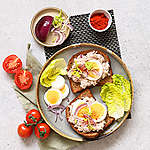 Zobrazit Tuňákový toast s vajíčkem receptů