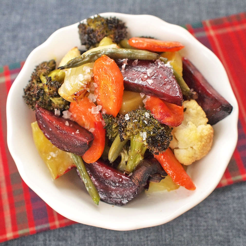 Zobrazit Zimní salát z pečené zeleniny receptů