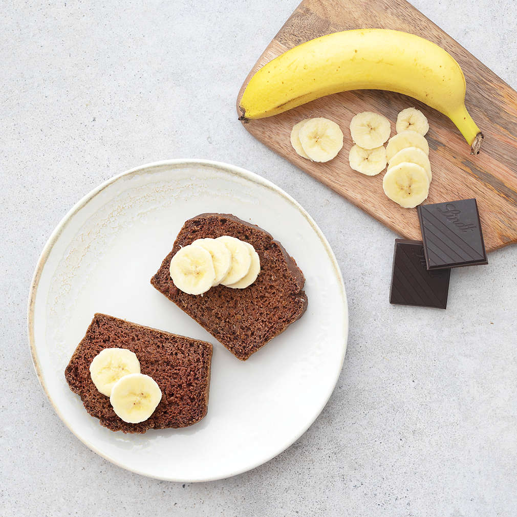 Zobrazit Banánový chlebíček s čokoládou receptů