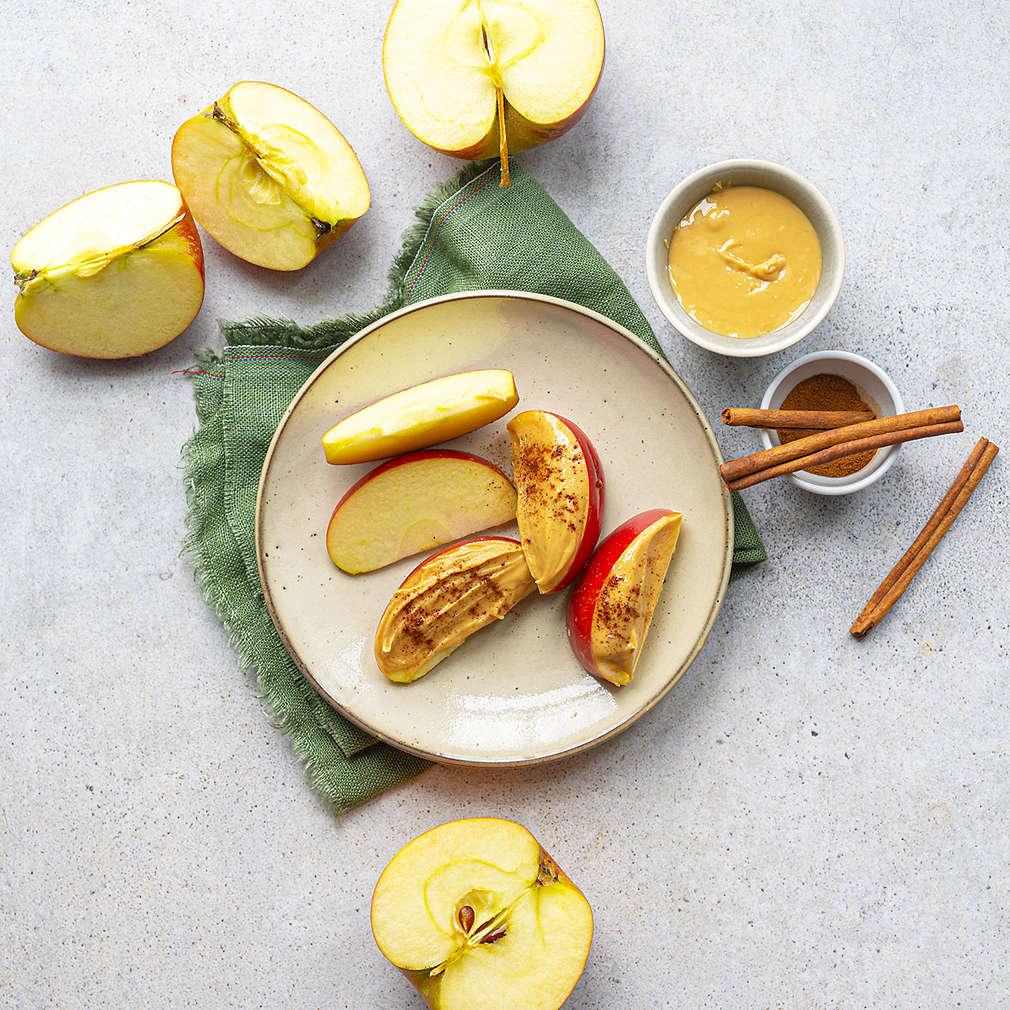 Zobrazit Jablko s arašídovým máslem receptů