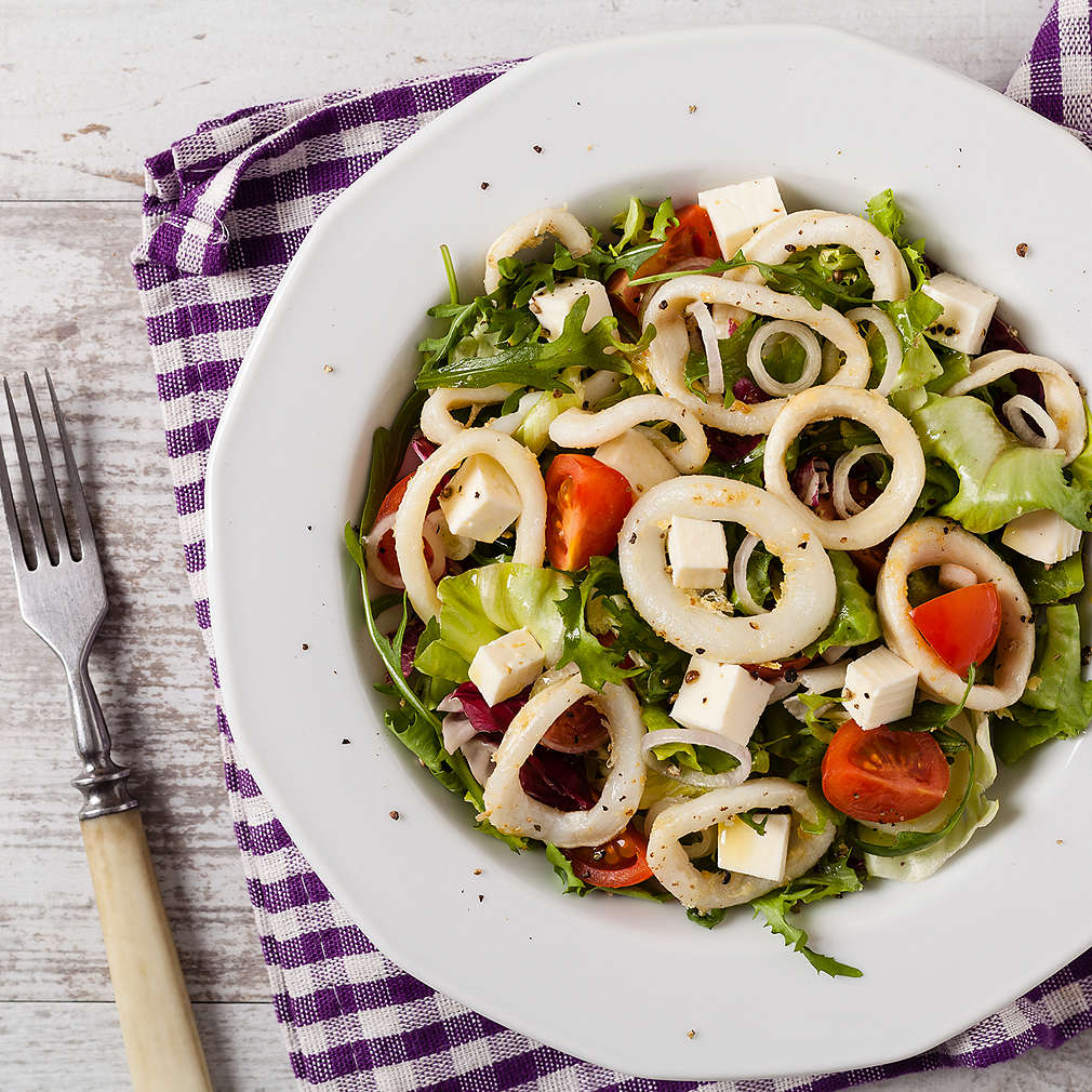 Fotografija recepta Salata s lignjama