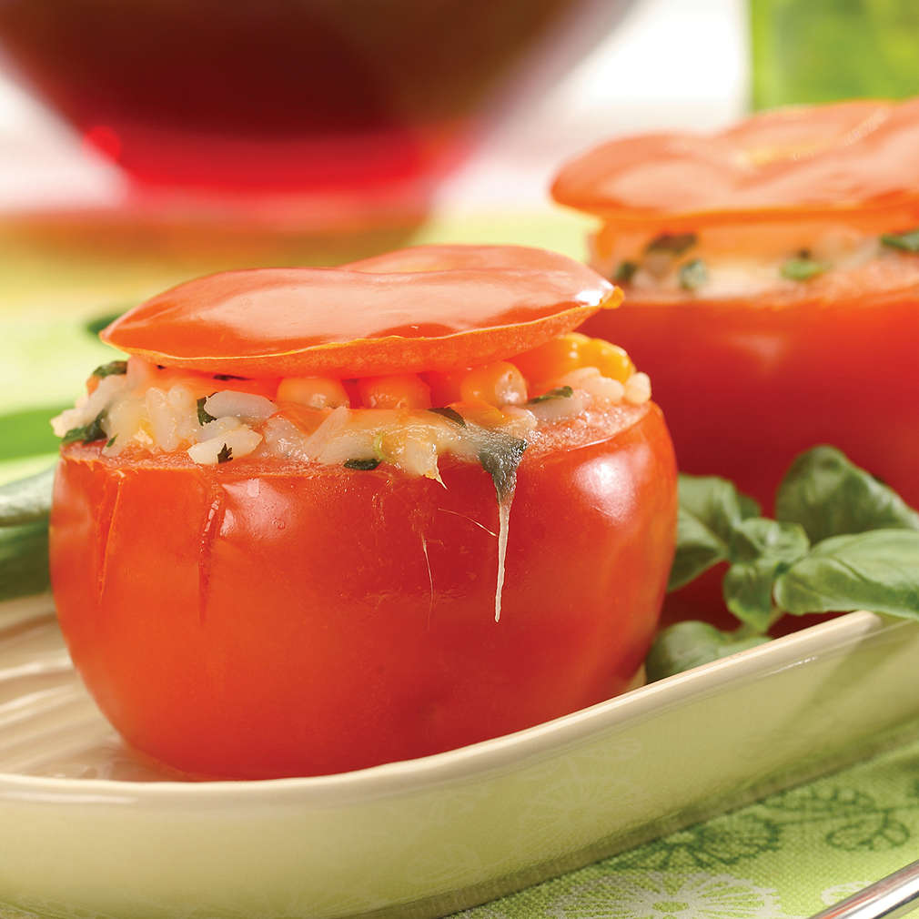 Zdjęcie przepisu Pomidory z ryżowym farszem