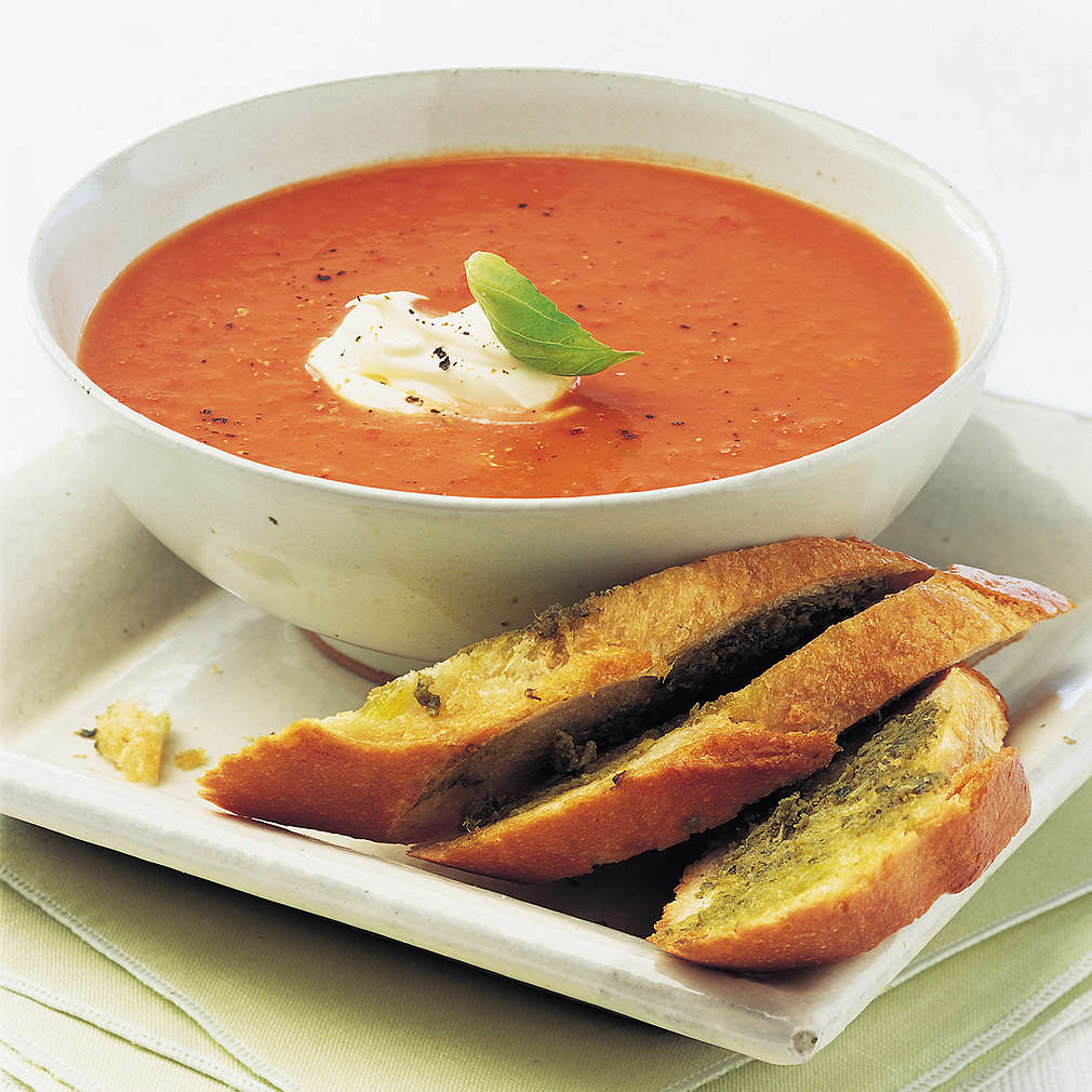 Imaginea rețetei Supă caldă de roșii și ardei