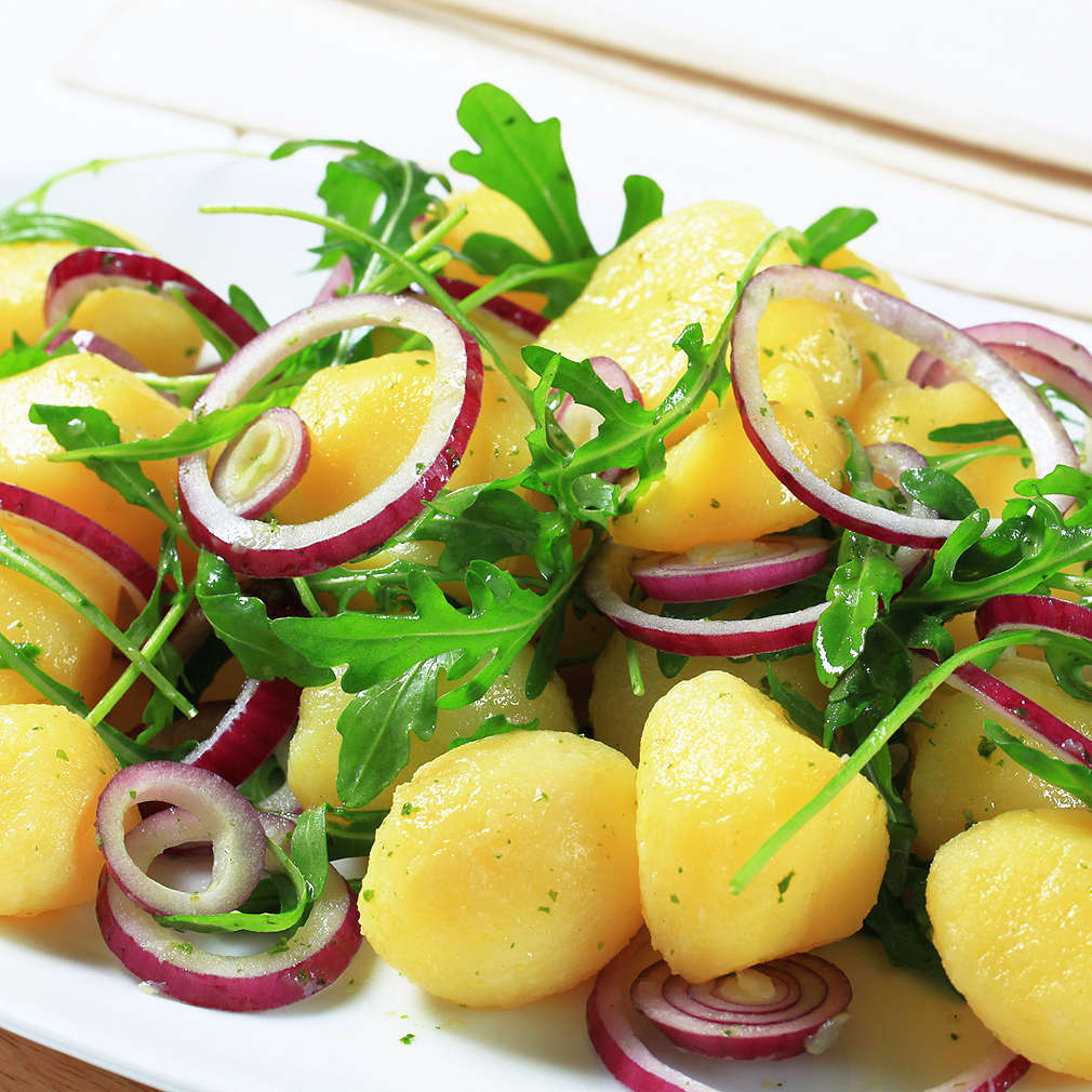 Salată de rucola și cartofi