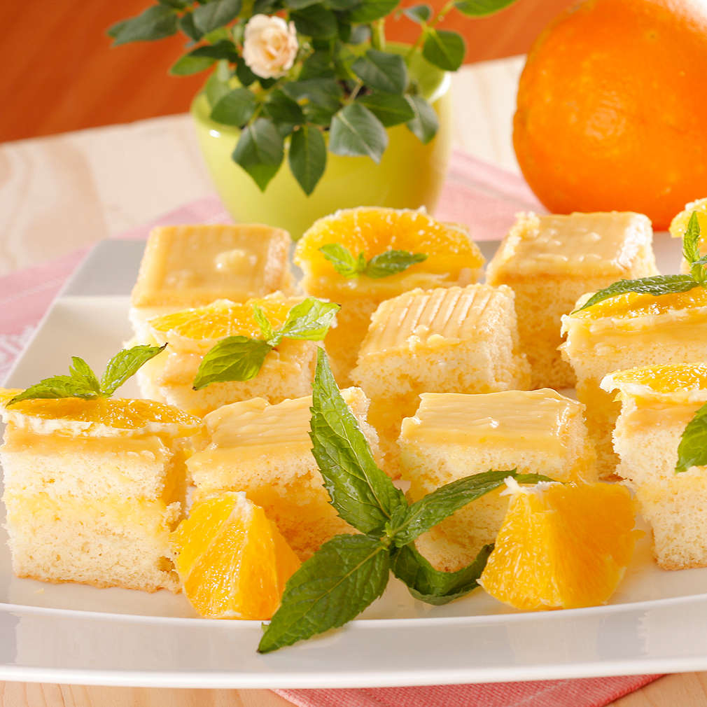 Prăjitură cu cremă de portocale