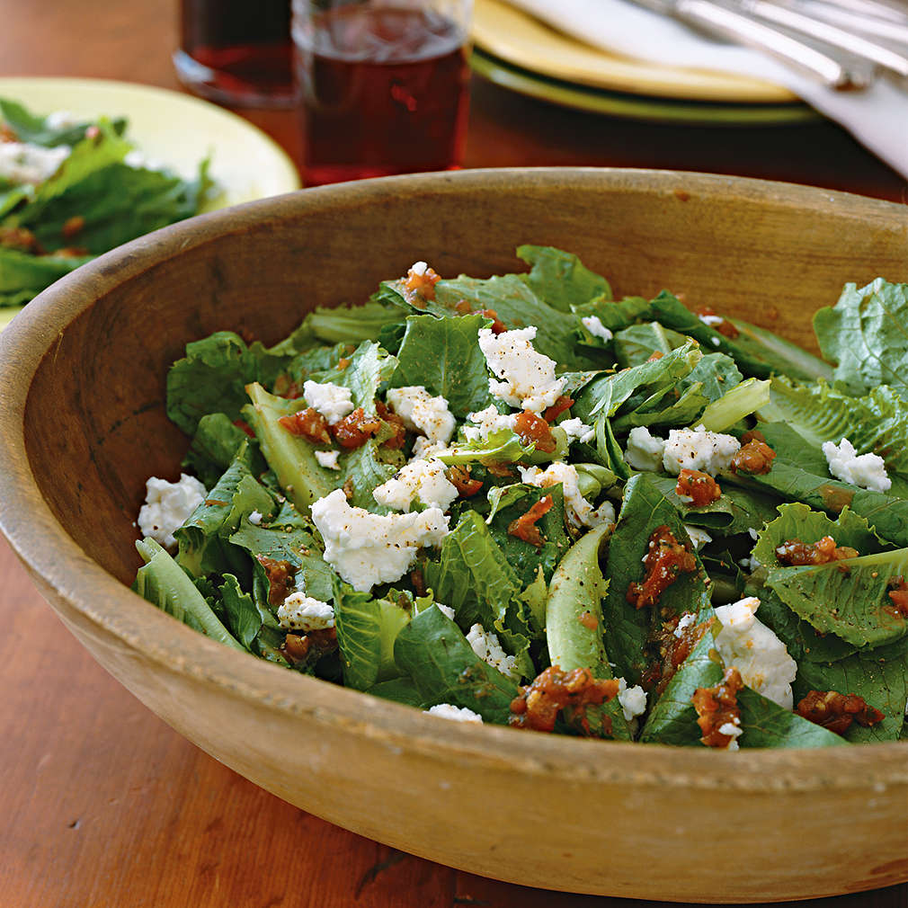 Imaginea rețetei Salată romană și vinegretă cu roșii