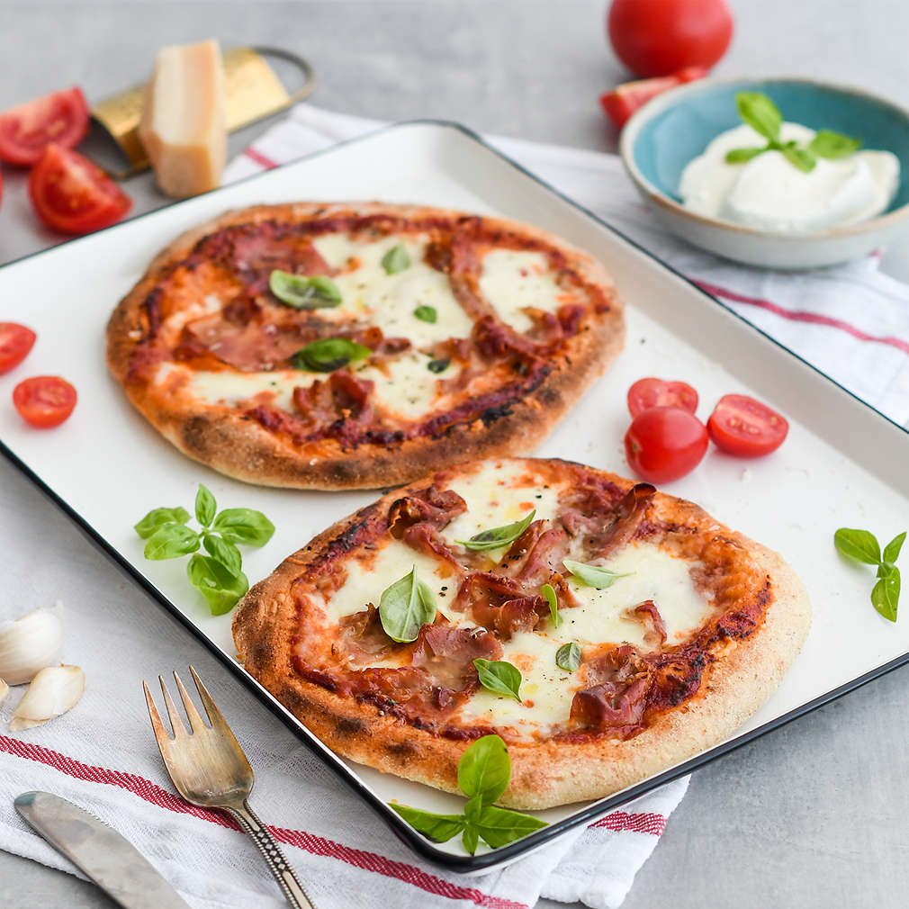 Zobrazenie receptu Šunkovo-syrová domáca pizza