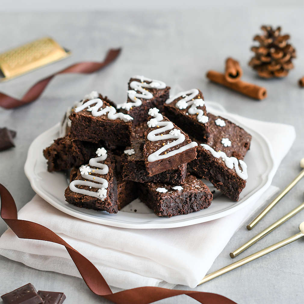 Zobrazenie receptu Brownie s mandľami a vianočným korením