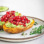 Zobrazenie receptu Pečené bataty s avokádom podľa Lenivej kuchárky