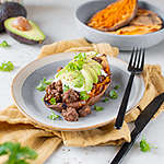 Zobrazenie receptu Pečené bataty s mletým hovädzím mäsom