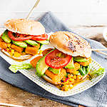 Abbildung des Rezepts Avocado-Fisch-Burger