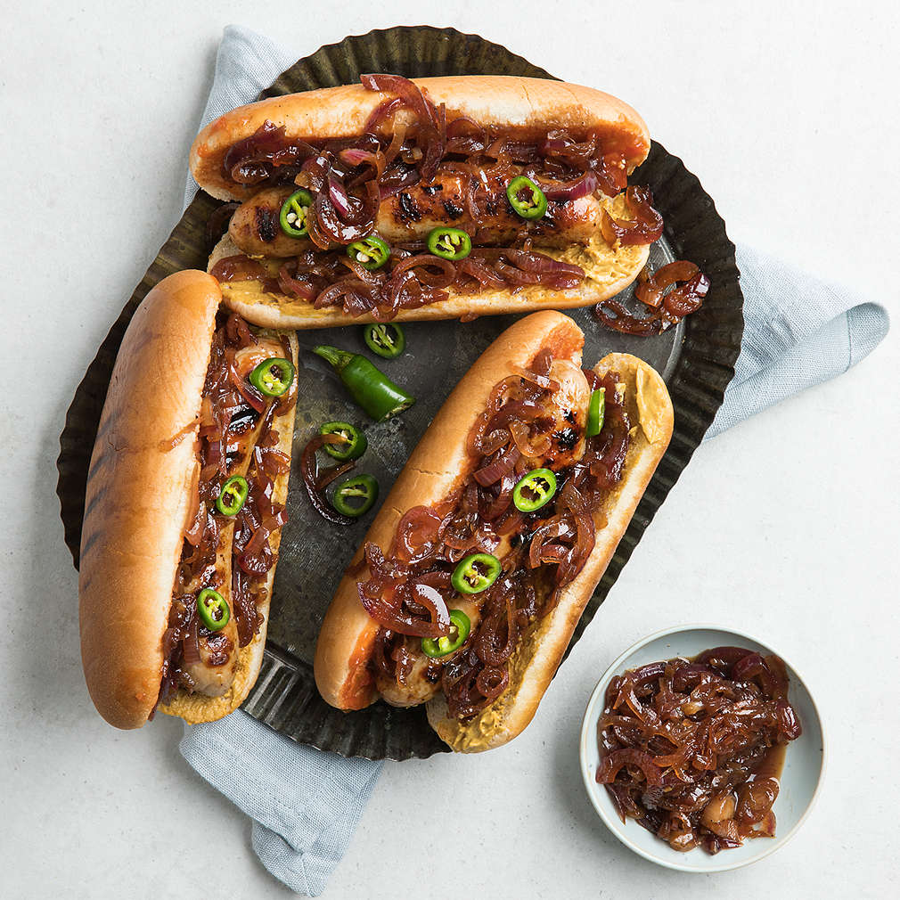 Abbildung des Rezepts Deluxe-Bratwurst-Hot Dog