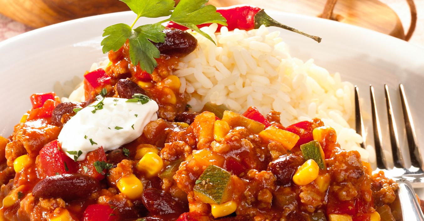 Feuriges Chili con Carne mit Reis - Rezept | Kaufland