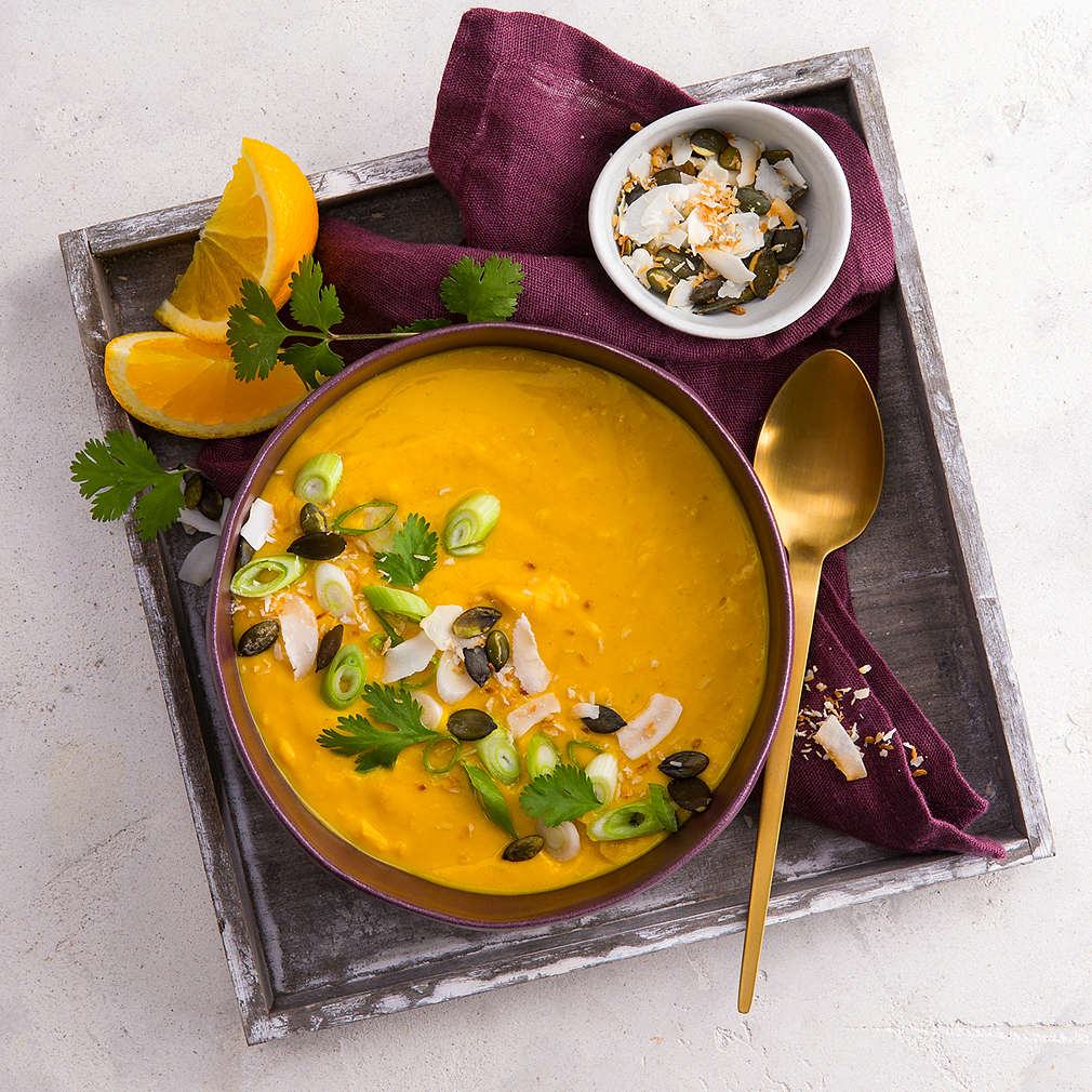 Kürbis-Kokos-Cremesuppe - Rezept | Kaufland