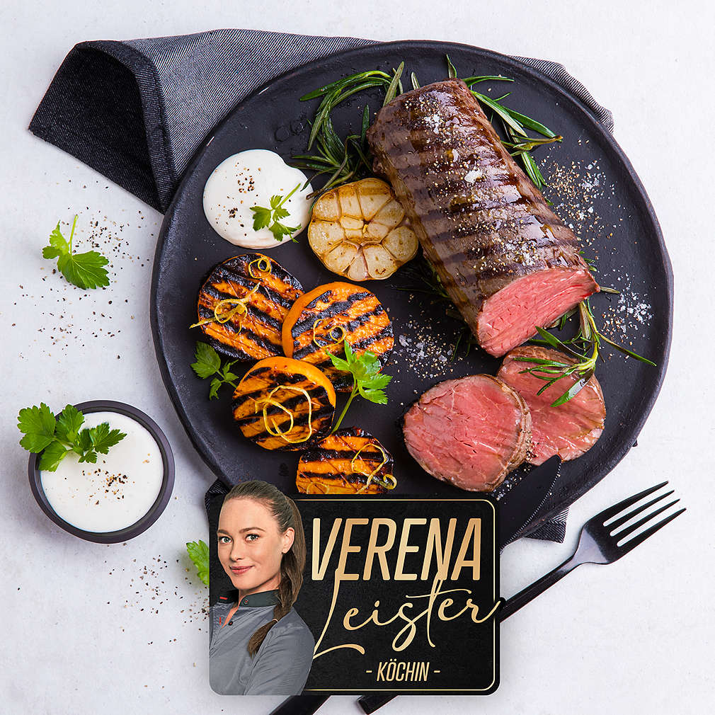Gegrilltes Rinderfilet mit Süßkartoffeln - Rezept | Kaufland