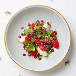 Abbildung des Rezepts Sommersalat mit Himbeeren und Ziegenkäse