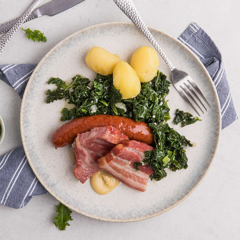 Abbildung des Rezepts Grünkohl mit Pinkel