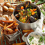 Abbildung des Rezepts Moules frites (Belgien)