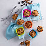 Abbildung des Rezepts Haferflocken-Apfelmus-Muffins mit Nüssen