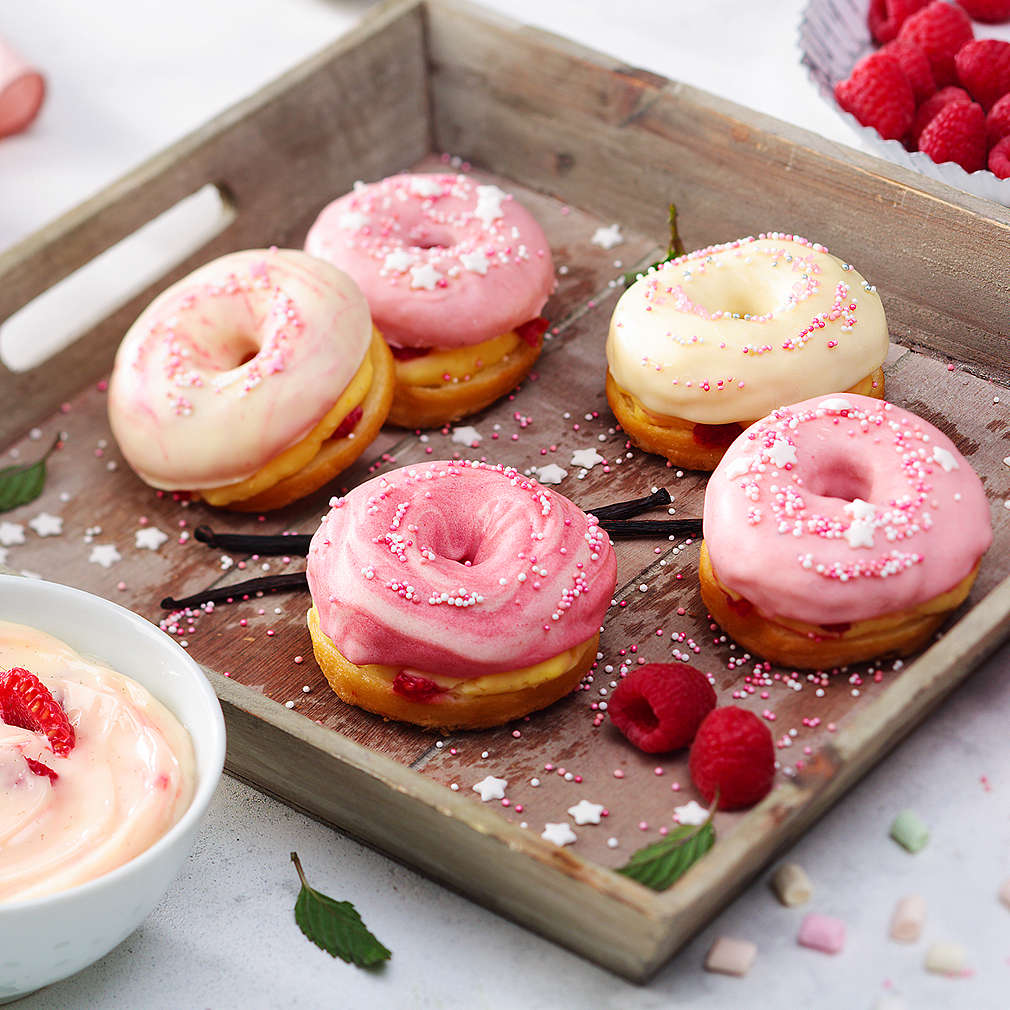 Fotografija recepta Vanilla-Raspberry-Cronuts