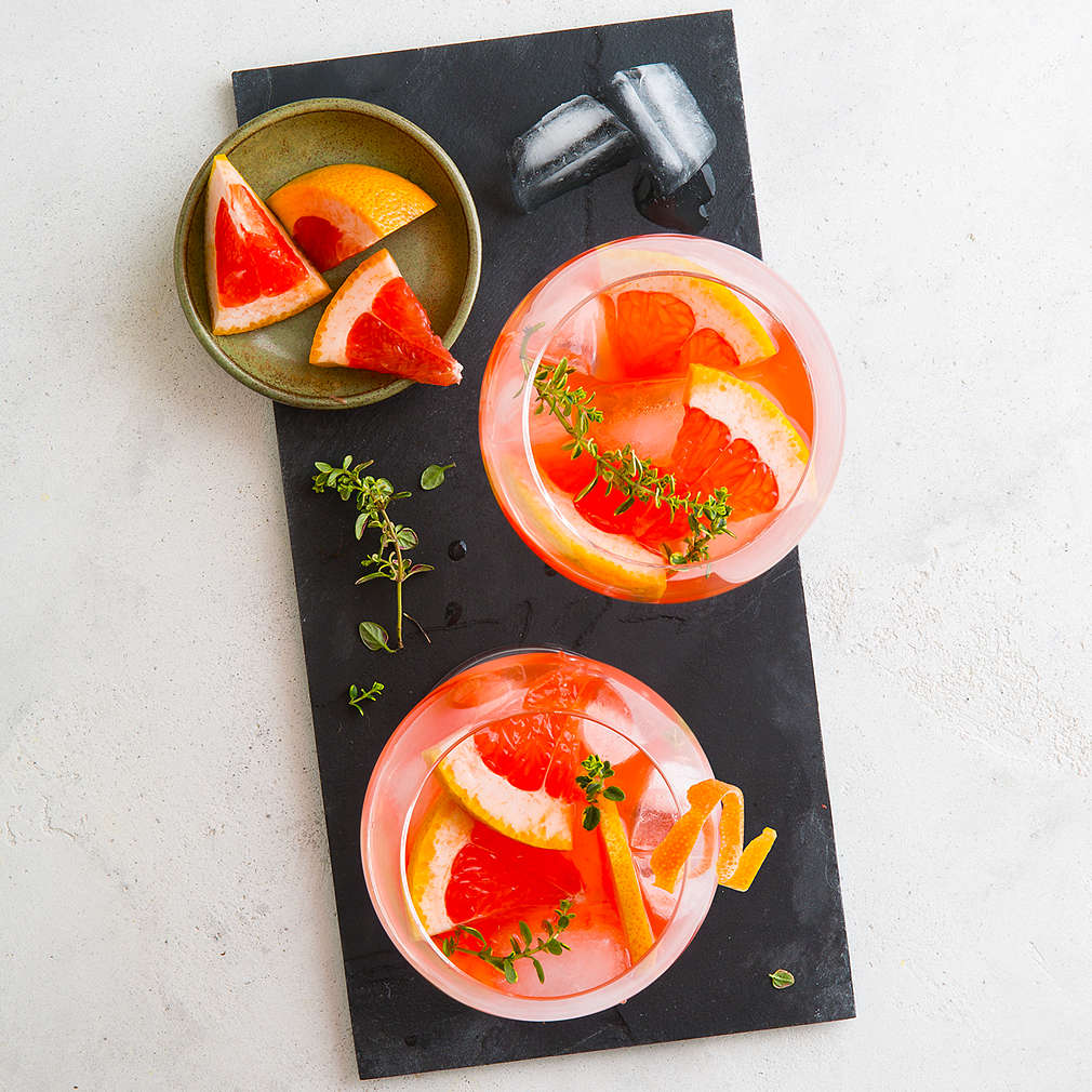 Zobrazit Růžový grapefruitový spritz receptů