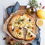 Abbildung des Rezepts Pizza mit Cedri-Zitrone
