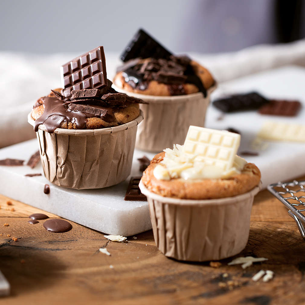 Abbildung des Rezepts Triple Chocolate Muffins