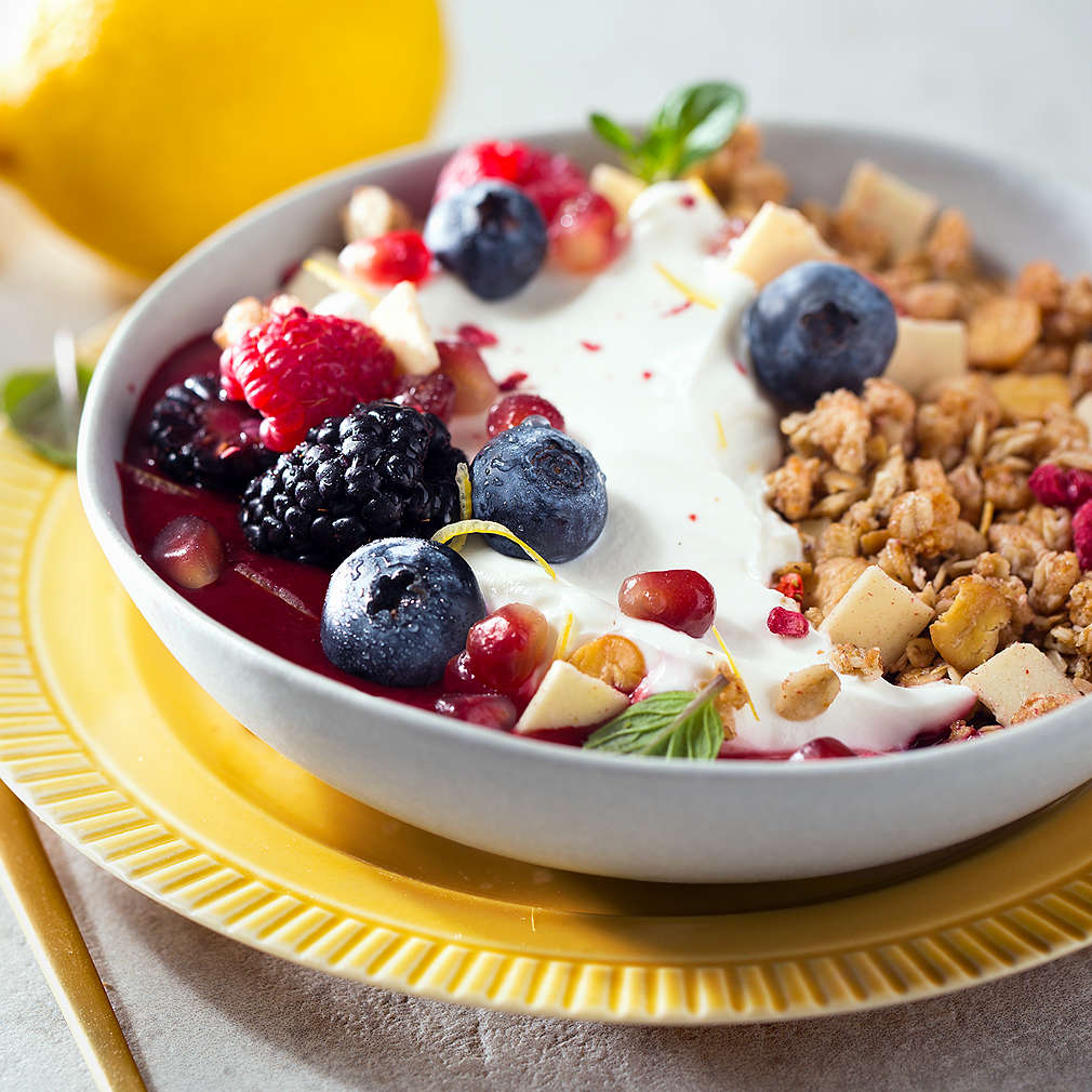 Изобразяване на рецептата Крем йогурт с горски плодове
