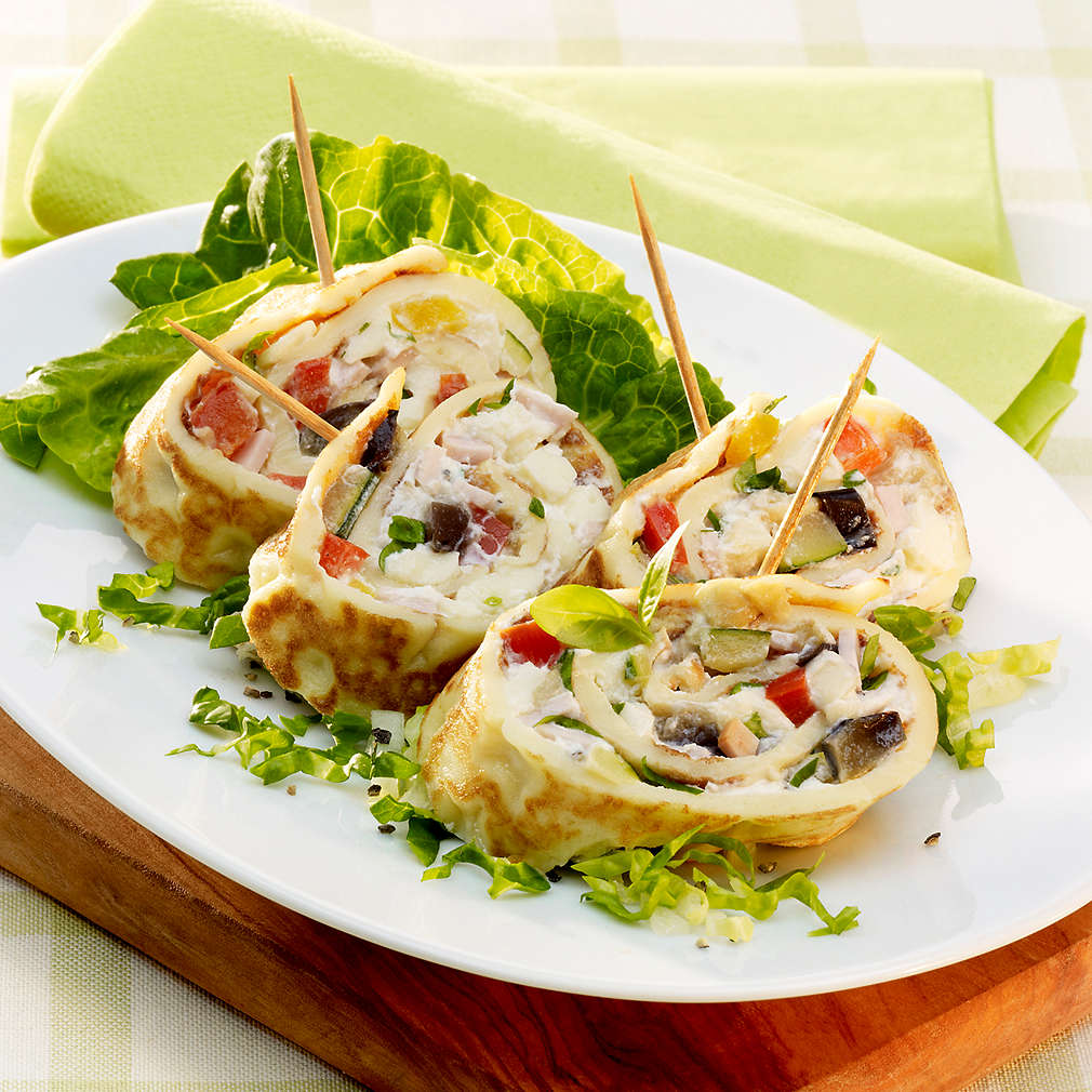 Pikante Pfannkuchenröllchen - Rezept | Kaufland